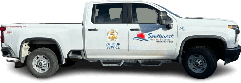 Van for best heating services in Golden