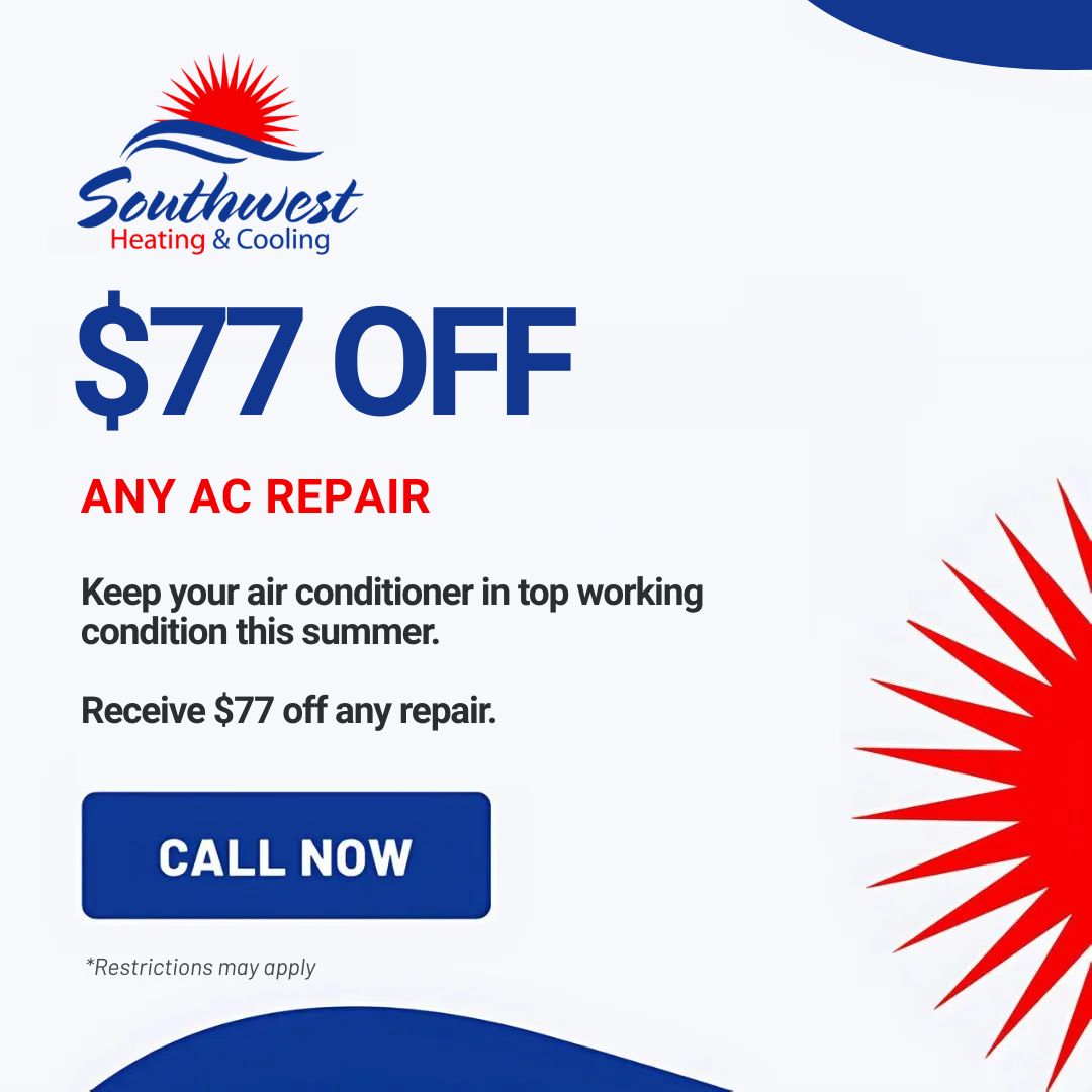 Get $77 Off Any AC Repair